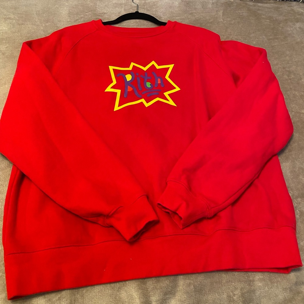 KITH X Rugrats Red Crewneck